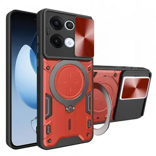 Husa pentru Oppo Reno13, Techsuit, CamGuard Pro, Rosie