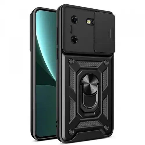 Husa pentru Tecno Pova 5 Pro, Techsuit, CamShield, Neagra