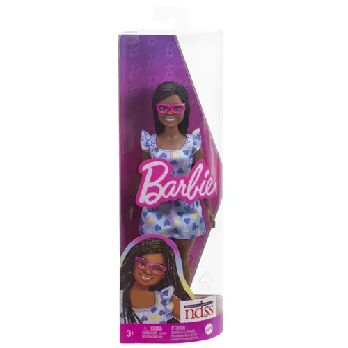 Papusa Barbie Fashionistas bruneta cu sindrom Down