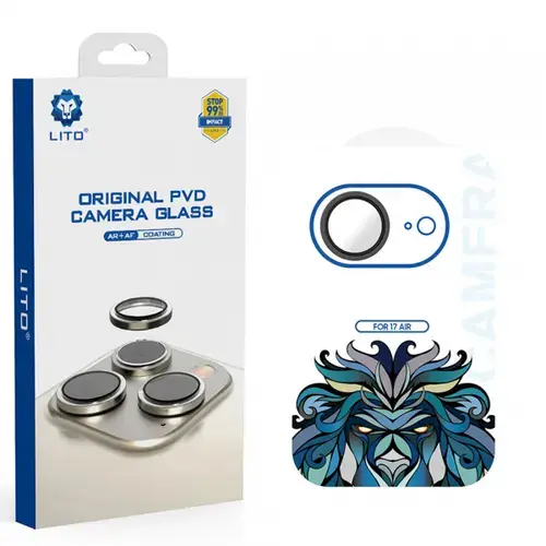 Folie de protectie Camera Spate Lito Titanium AR pentru Apple iPhone Air, Sticla Securizata