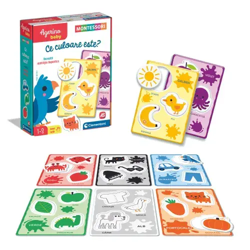 Joc Clementoni Agerino Baby Montessori, Ce culoare este?