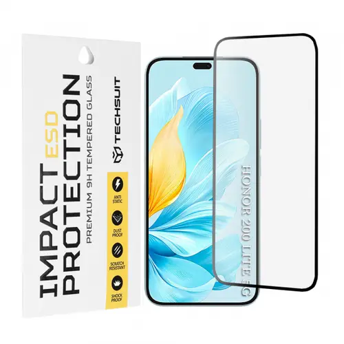 Folie de protectie Ecran Techsuit pentru Honor 200 Lite, Sticla Securizata, Full Glue