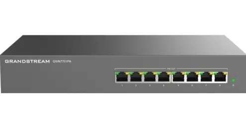 Switch Grandstream GWN7701PA, 8 porturi, PoE