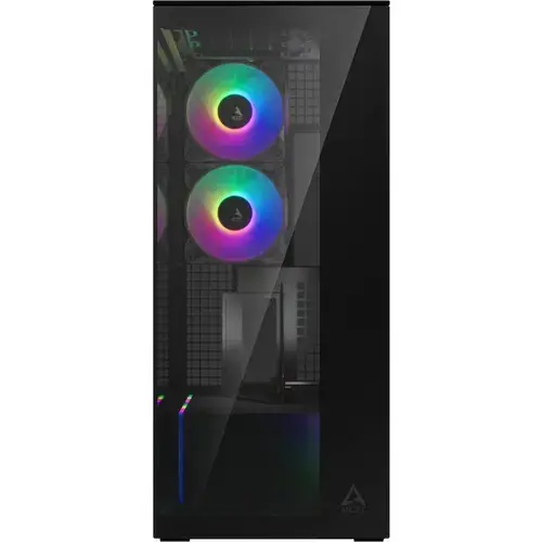 Carcasa ARCTIC AC Xtender VG Mirror, MiddleTower, E-ATX, riser PCIe inclus, Negru