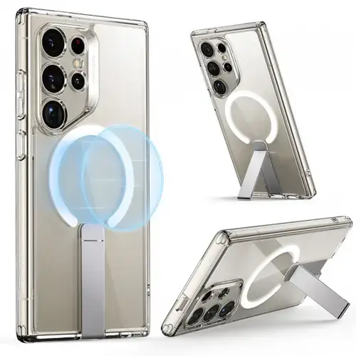 Husa MagSafe pentru Samsung Galaxy S24 Ultra S928, ESR, Boost Flickstand, Transparenta
