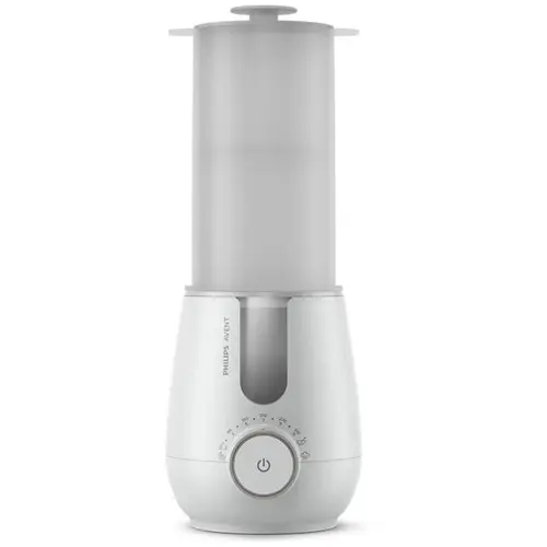 Aparat 2 in 1 Philips Avent Incalzitor si sterilizator pentru biberoane, timp de incalzire: 3 minute, oprire automata si functie pastrare la cald 60 min, capacitate sterilizare: un biberon + accesorii