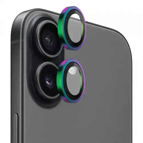Folie de protectie Camera Spate Blueo Metal Frame pentru Apple iPhone 17, Sticla Securizata