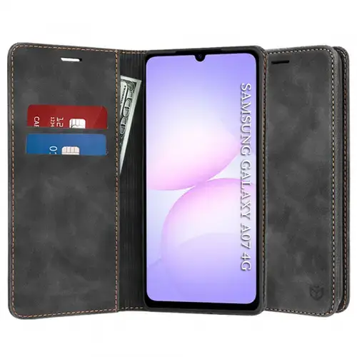 Husa pentru Samsung Galaxy A07 4G A075, Techsuit, Confy, Neagra