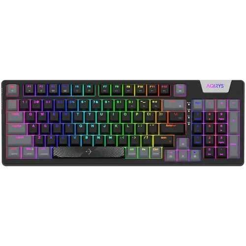 Tastatura Mecanica AQIRYS Adara, USB, Iluminare RGB, Switch HaiMu Pink,  Negru