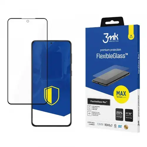 Folie de protectie Ecran 3MK FlexibleGlass Max pentru Samsung Galaxy S24 S921, Sticla Flexibila, Full Glue
