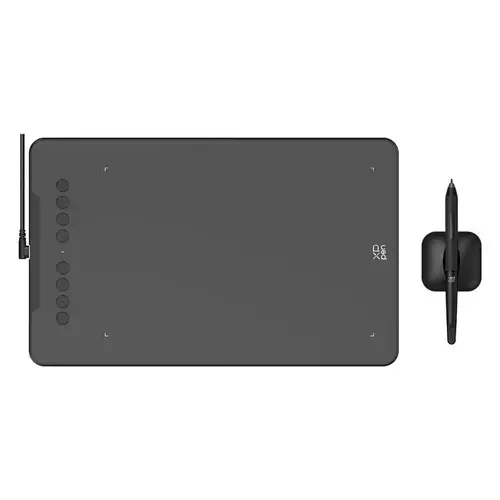Tableta grafica XP-PEN Deco 01v3, 10x6.25inch, TILT, OTG + Android, 8 Butoane, 16384 niveluri presiune, include Artrage LIte, Manusa, Pen-Stand, 8 varfuri de rezerva, folie protectie