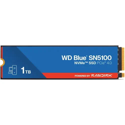 SSD Western Digital Blue SN5100, 1TB, PCIe Gen 4.0 x4, M.2 NVMe