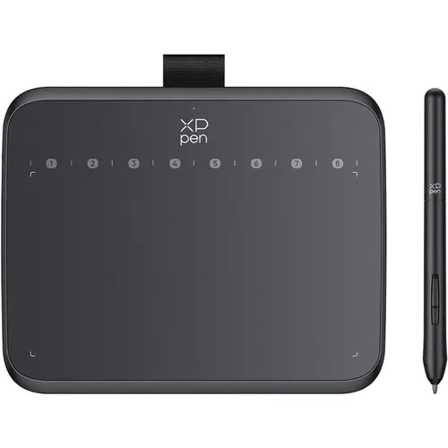 Tableta grafica XP-PEN Deco 640, 7.41x5.90inch, 5080LPI, Tilt, USB Type-C, 16384 niveluri presiune, include 10 varfuri de rezerva, 220RPS