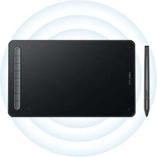 Tableta grafica XP-PEN Deco MW, 8x5inch Wireless, 8 Butoane, 8192 niveluri presiune, conexiune Bluetooth 5.0, 10 varfuri de rezerva, 200 RPS