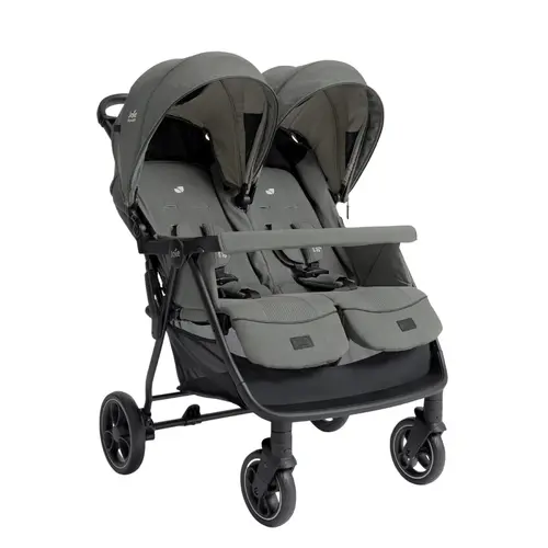 Carucior de gemeni Joie Estrella, 0 - 22kg, pliabil, Verde