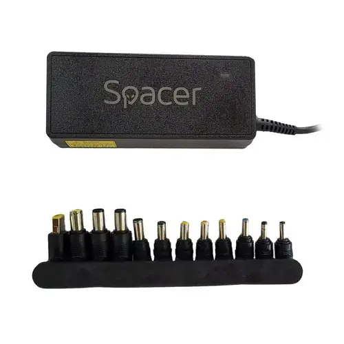 Incarcator laptop universal Spacer, 90W comutare automata tensiune – compatibil cu majoritatea NB