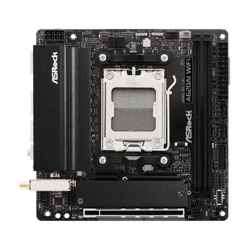 Placa de baza ASRock A620AI WiFi, AMD A620A, mITX, DDR5