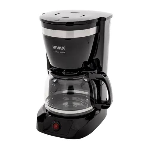 Aparat de cafea cu filtru VIVAX CM-08126F, capacitate 1.25 L, putere 800 W, Negru