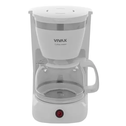 Cafetiera Vivax CM-08127W, 800W, 1.2 L, functie antipicurare, mentinere temperatura, filtru detasabil, Alb