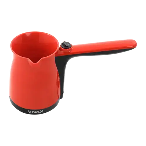 Ibric electric Vivax CM-1000R, 1000W, 0.4 L, protectie supraincalzire, ergonomic, Rosu