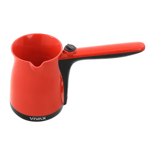 Ibric electric Vivax CM-1000R, 1000W, 0.4 L, protectie supraincalzire, ergonomic, Rosu