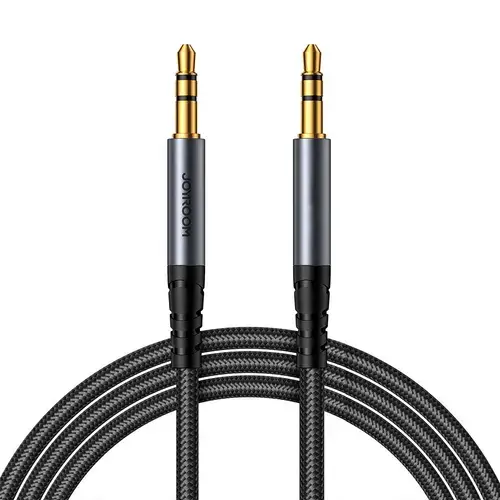 Cablu Audio 3.5mm - 3.5mm Joyroom, 1.2m, Negru SY-A08