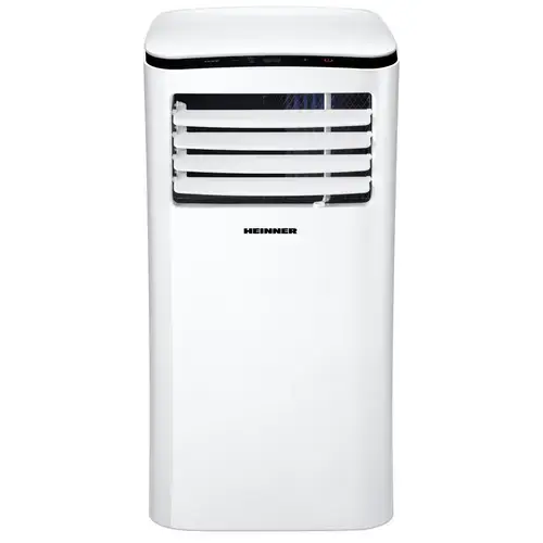 Aparat de aer conditionat portabil Heinner 9000 BTU, Display LED, Temporizator, Functie Sleep, Auto Restart, Kit instalare inclus, Alb, HPAC-09WH