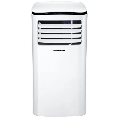 Aparat de aer conditionat portabil Heinner 9000 BTU, Display LED, Temporizator, Functie Sleep, Auto Restart, Kit instalare inclus, Alb, HPAC-09WH