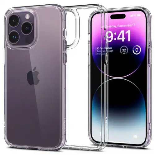 Husa pentru Apple iPhone 14 Pro Max, Spigen, Ultra Hybrid, Transparenta