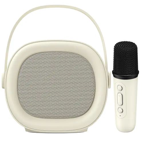 Boxa karaoke HAVIT SK819BT, cu microfon, Bluetooth, Type-C, Bej