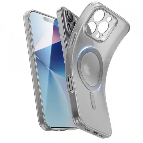 Husa MagSafe pentru Apple iPhone 16 Pro, ESR, Zero, Gri Satinata