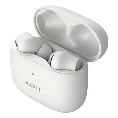 Casti HAVIT TW958 PRO, Bluetooth 5.3, TWS, In-Ear, Control tactil, Bej