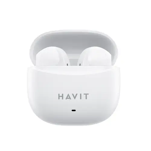 Casti HAVIT TW941, Bluetooth 5.3, TWS, Open-Ear, Control tactil, Alb