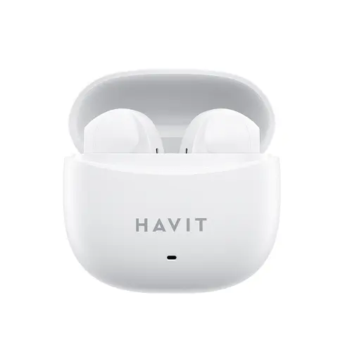 Casti HAVIT TW941, Bluetooth 5.3, TWS, Open-Ear, Control tactil, Alb