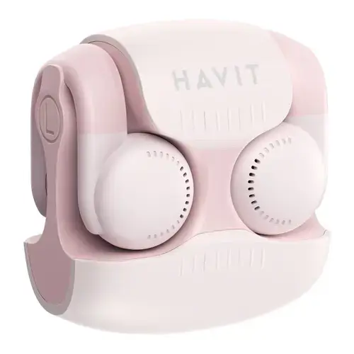 Casti HAVIT OWS907, Bluetooth 5.3, TWS, In-Ear, Control tactil, TWS, Roz