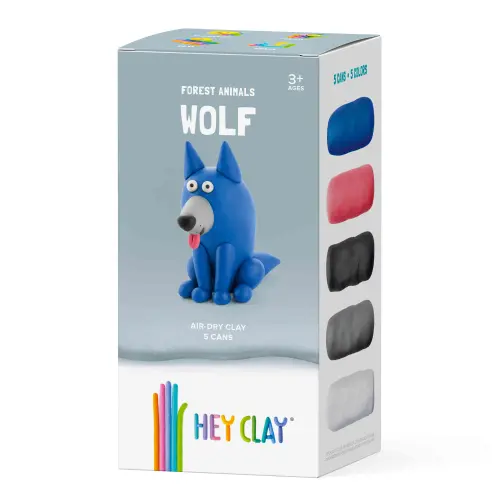 Set Hey Clay Forest Animals - Lup