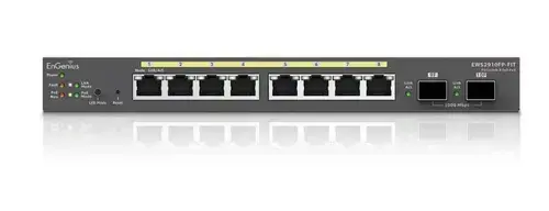 Switch EnGenius EWS2910FP-FIT, 8 porturi Gigabit POE, 2 porturi SFP, putere 110W, cu management