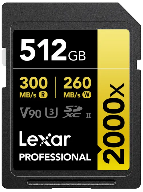 Card de memorie Lexar Professional LSD2000512G-RNNNG, 512GB, SDXC, UHS-II U3, V90