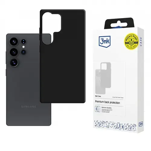 Husa pentru Samsung Galaxy S25 Ultra S938, 3MK, Neagra Mata
