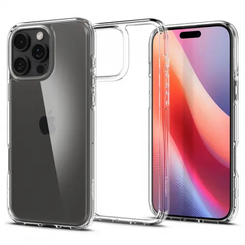 Husa pentru Apple iPhone 16 Pro, Spigen, Ultra Hybrid, Transparenta