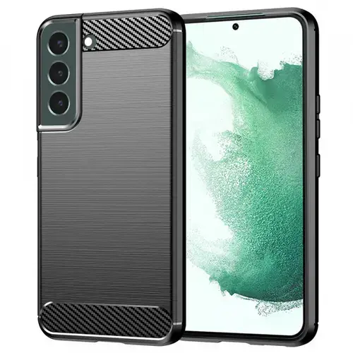 Husa pentru Samsung Galaxy S22+ 5G S906, Techsuit, Carbon