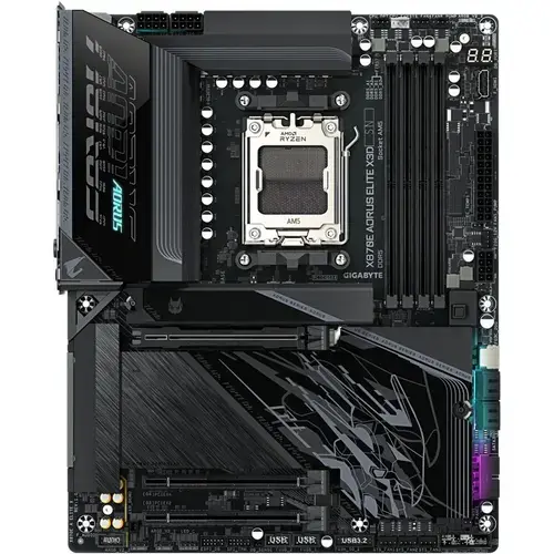 Placa de baza GIGABYTE X870E AORUS ELITE X3D, AMD X870E, AM5, ATX, DDR5