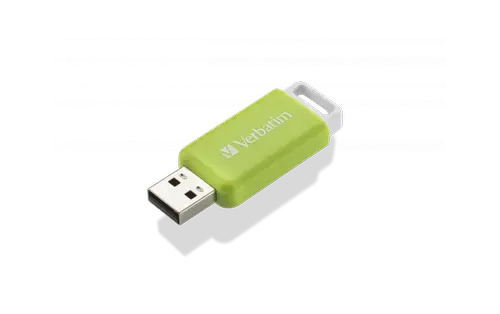 Stick USB Verbatim 49454 DataBar, USB 2.0, 32 GB, Verde
