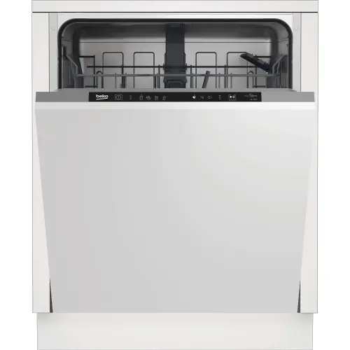 Masina de spalat vase incorporabila Beko BDIN14320, 13 seturi, 4 programe, Clasa E, Hygiene Intense, Quick&Shine, Mini 30’, Flexible HalfLoad, 60 cm