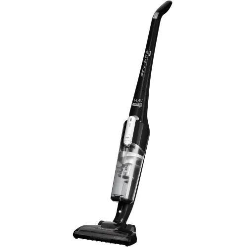Aspirator vertical fara fir Rowenta RH6545WH AFE Light, 30W, 14.4V, autonomie 30 min, led incorporat, Negru