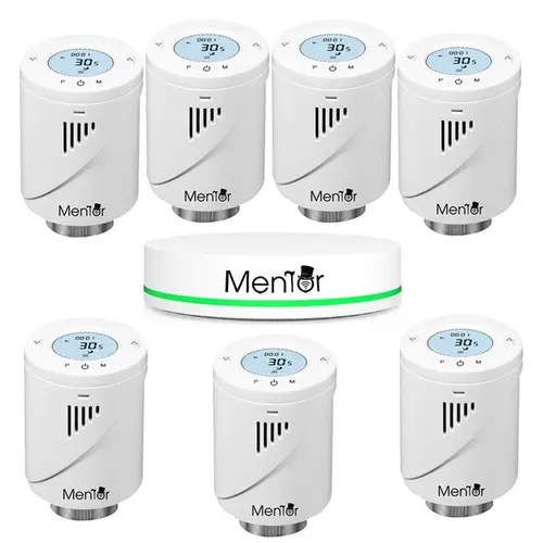 Kit Cap Termostatic pt calorifer si HUB Smart Mentor 7.1 ZigBee