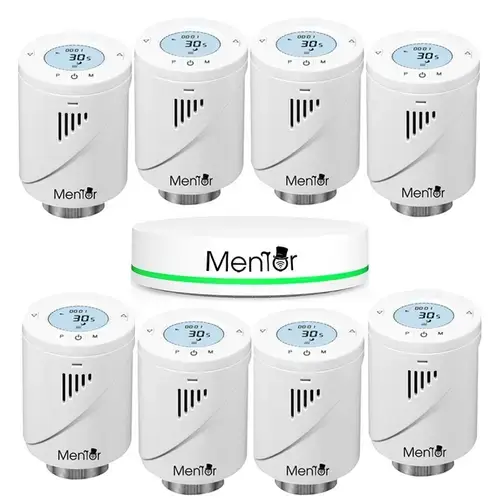 Kit Cap Termostatic pt calorifer si HUB Smart Mentor 8.1 ZigBee