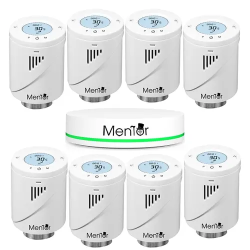 Kit Cap Termostatic pt calorifer si HUB Smart Mentor 8.1 ZigBee