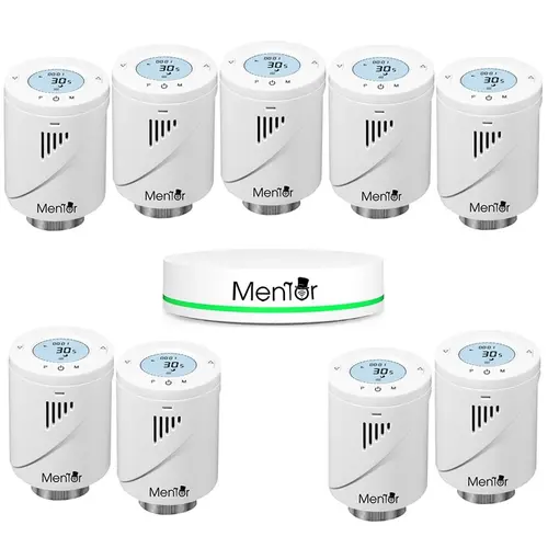 Kit Cap Termostatic pt calorifer si HUB Smart Mentor 9.1 ZigBee
