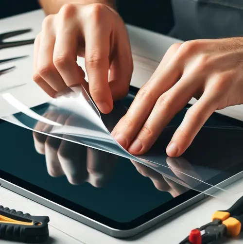 Serviciu montaj folie silicon tableta pana in 10.9 inch